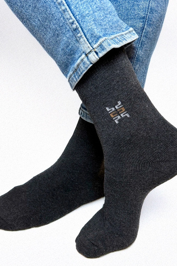 Calcetines térmicos gris oscuro para hombres Narus 2