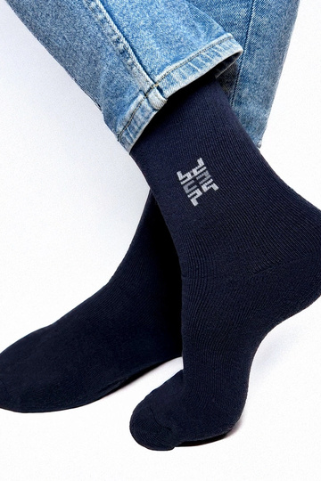 Calcetines térmicos azul marino para hombres Narus 2