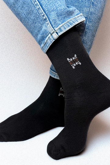 Calcetines térmicos negros para hombres Nerput 2