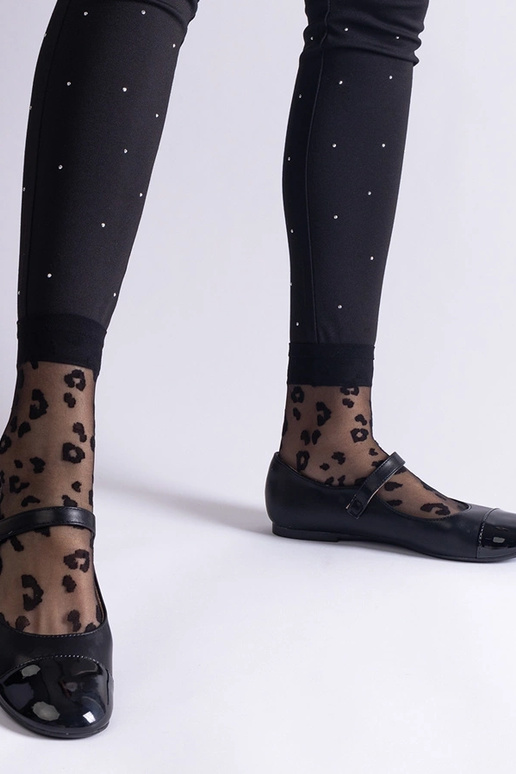 Bailarinas negras de charol con... Bailarinas negras de charol con...