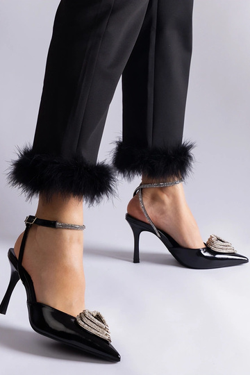 Zapatos de tacón negros con... 2