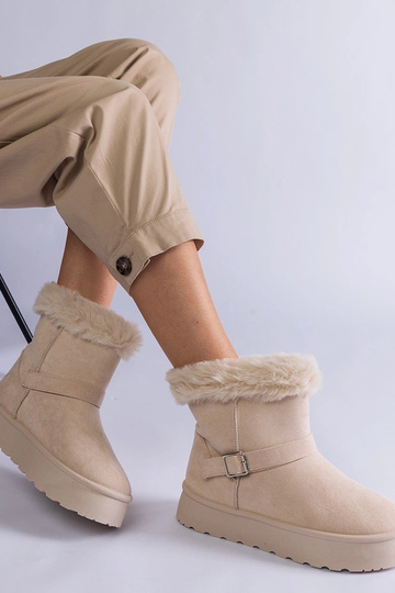 Botas de nieve beige con... 2