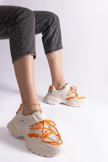 Zapatillas deportivas beige...