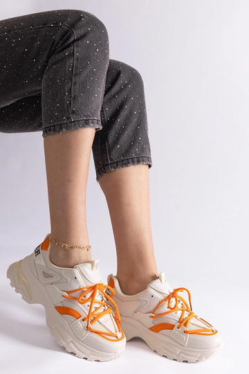 Zapatillas deportivas beige... 2