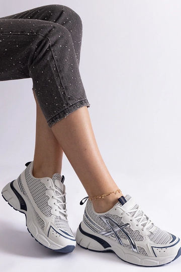 Zapatillas deportivas mujer Ondina azules 2