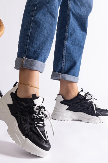 Zapatillas deportivas negras Alva para mujer 2