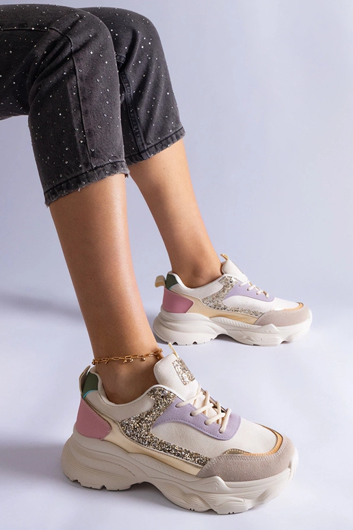 Zapatillas multicolor con... Zapatillas multicolor con...