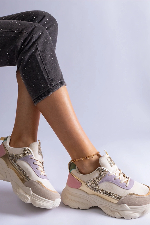 Zapatillas multicolor con... Zapatillas multicolor con...