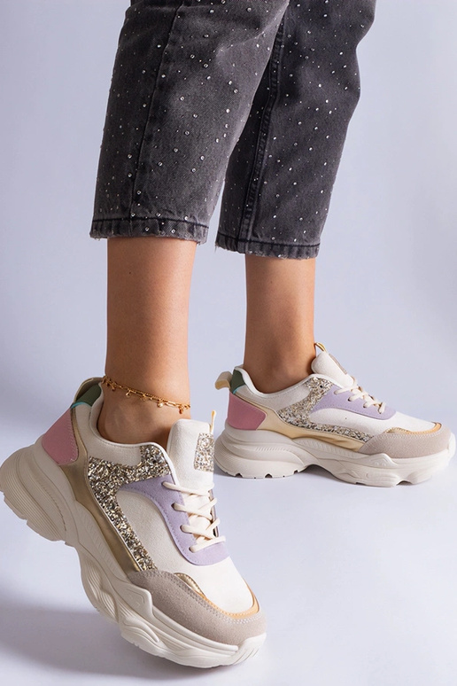 Zapatillas multicolor con... Zapatillas multicolor con...