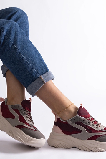 Zapatillas de mujer burdeos... 2