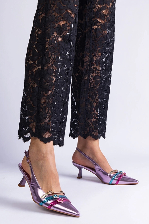 Zapatos de tacón de pato con punta...