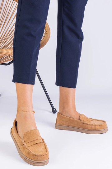 Zapatos de mujer color marrón de ante sintético Sevilia 2