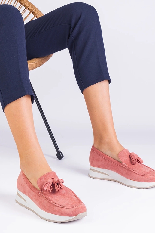 Mocasines de mujer con plataforma en...