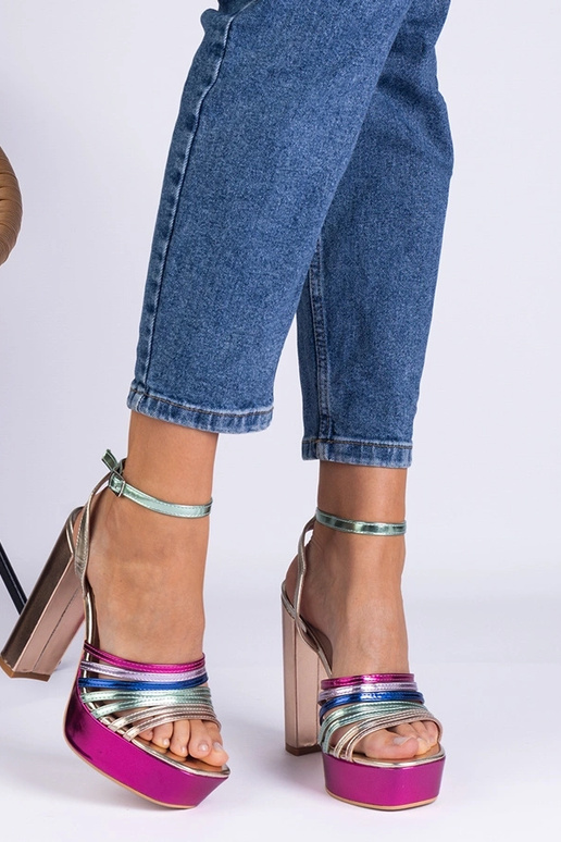 Sandalias de tacón de bloque Veransa...