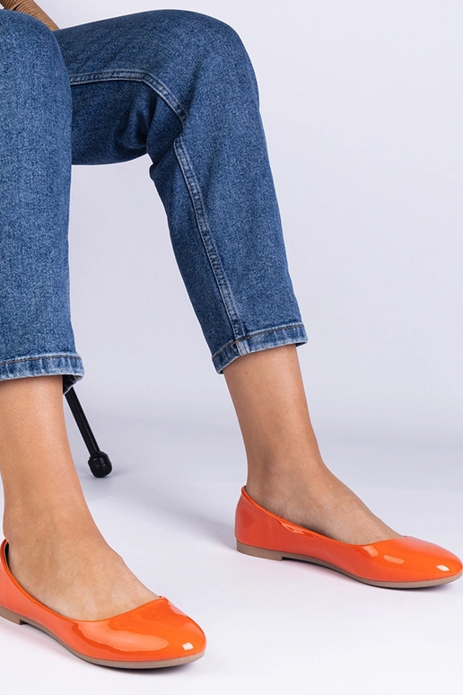 Bailarinas de charol naranja Aurika Bailarinas de charol naranja Aurika