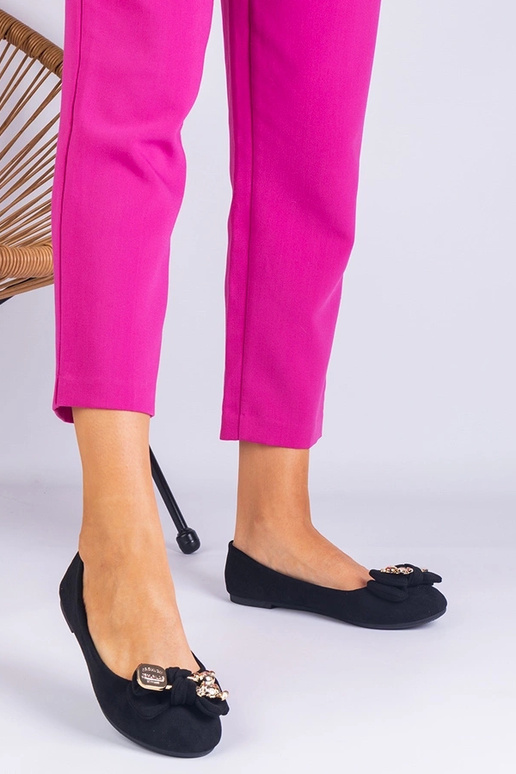 Bailarinas clásicas negras con lazo... Bailarinas clásicas negras con lazo...