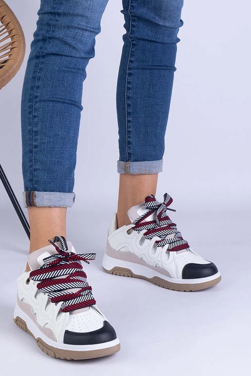 Zapatillas blancas de mujer con...