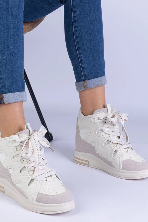 Zapatillas blancas de mujer con...