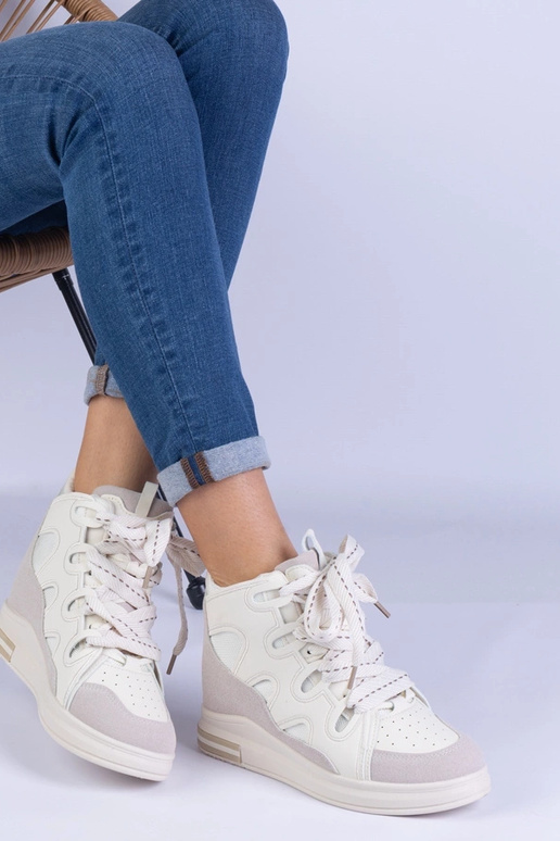 Zapatillas blancas de mujer con...