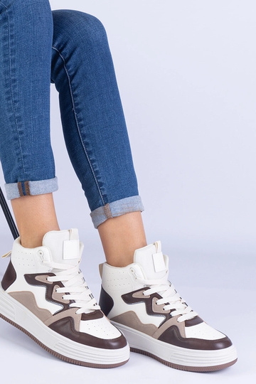 Zapatillas deportivas marrones para mujer Shadolina