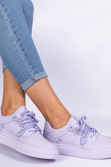 Zapatillas deportivas moradas de mujer de ecocuero Asphodel