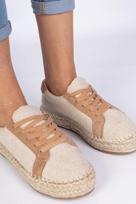 Espadrilles marrones para mujer con...