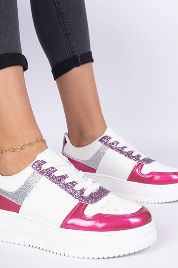 Zapatillas rosas para mujer con suela gruesa Dolla 2