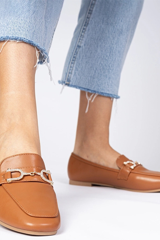 Mocasines elegantes marrones con...