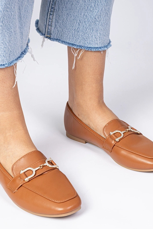 Mocasines elegantes marrones con...