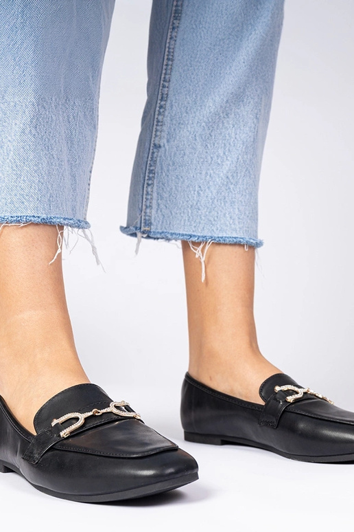 Mocasines elegantes negros con... Mocasines elegantes negros con...