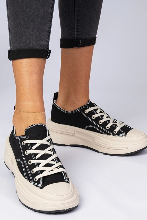 Zapatillas negras de material para...