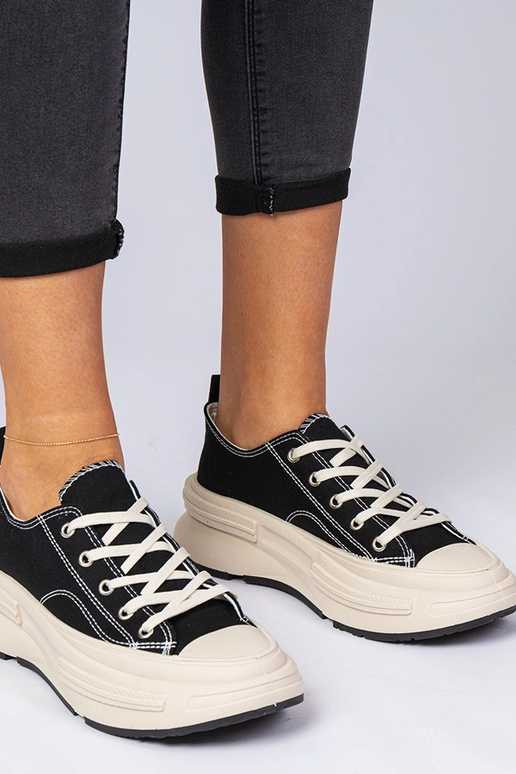 Zapatillas negras de material para...