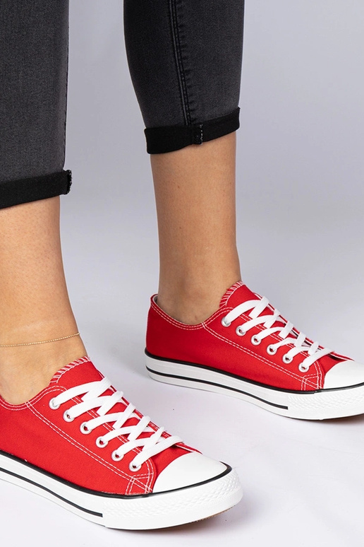 Zapatillas clásicas damas rojas Menfis