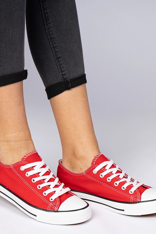 Zapatillas clásicas damas rojas Menfis