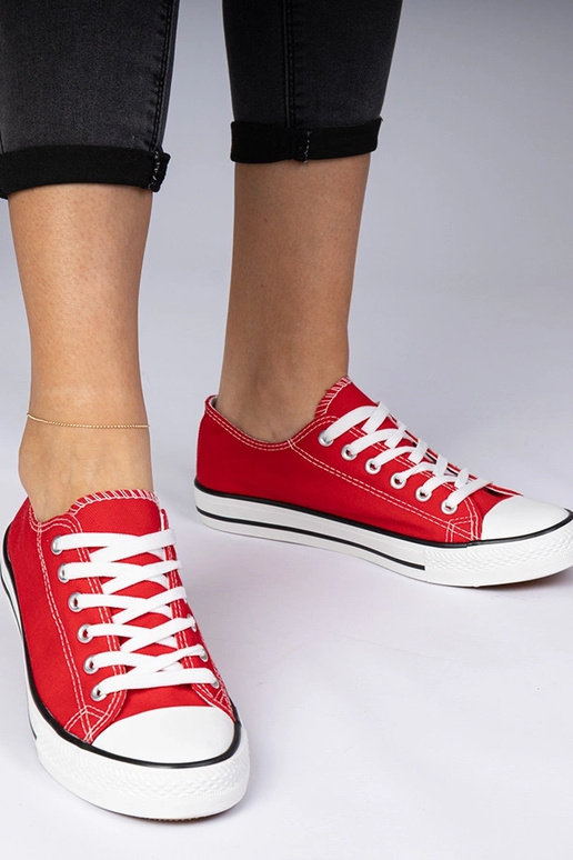 Zapatillas clásicas damas rojas Menfis