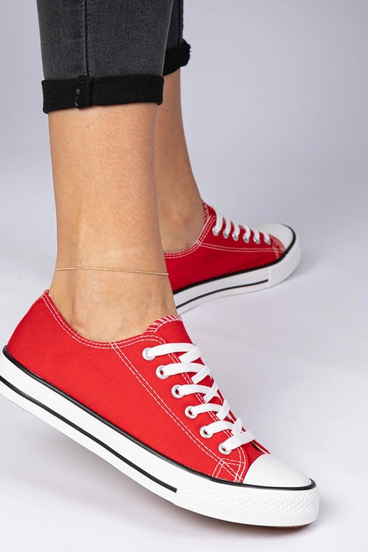 Zapatillas clásicas damas rojas Menfis