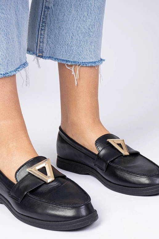 Mocasines para mujer negros con...