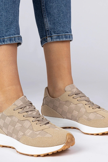Zapatillas deportivas damas beige Samara
