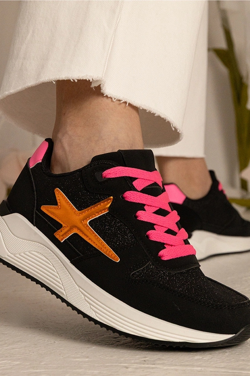 Zapatillas deportivas de mujer negras...