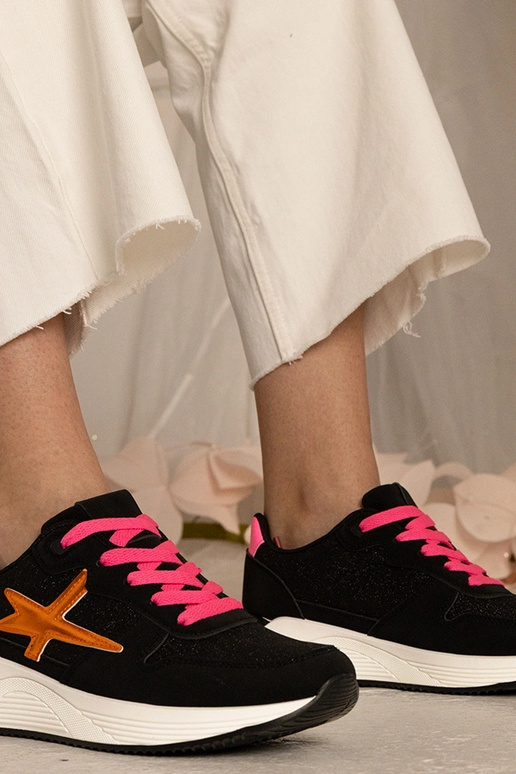 Zapatillas deportivas de mujer negras...