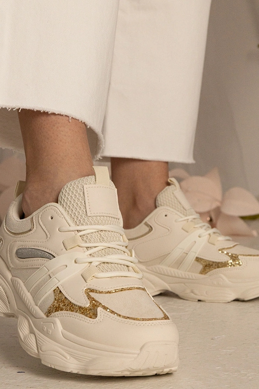 Zapatillas deportivas beige para...