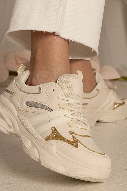 Zapatillas deportivas beige para...