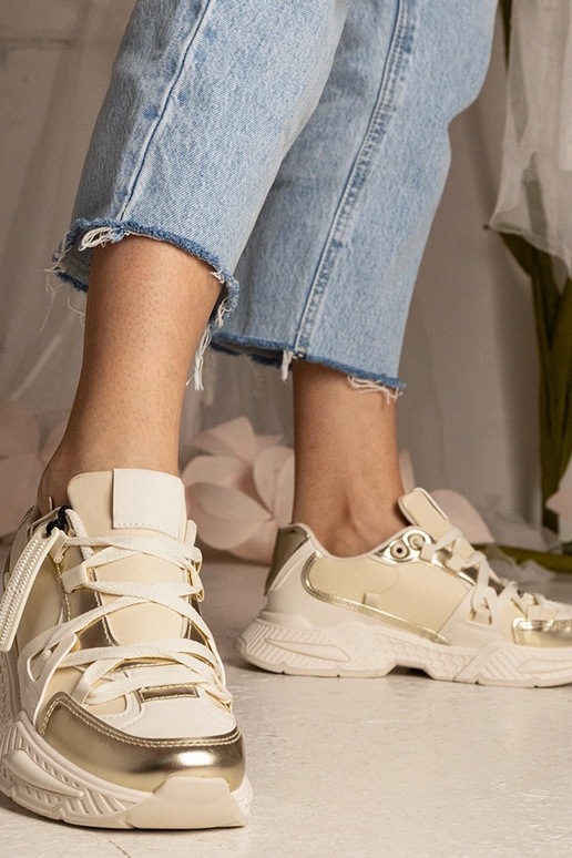 Zapatillas beige para mujer con suela...