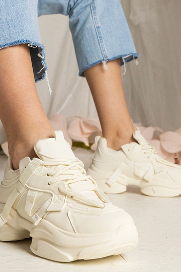 Zapatillas deportivas beige... 2