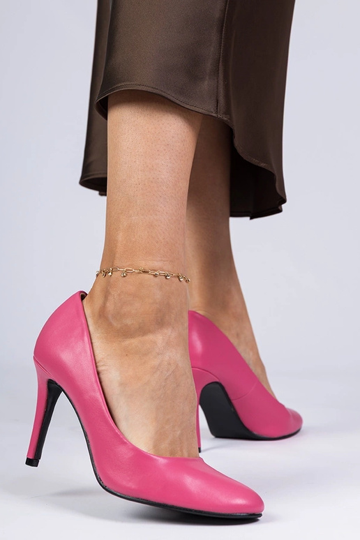 Zapatos de tacón clásicos rosas para... Zapatos de tacón clásicos rosas para...