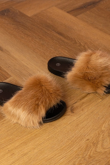 Zapatillas de casa marrones... 2