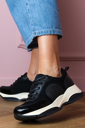 Zapatillas deportivas negras para mujer Wener 2