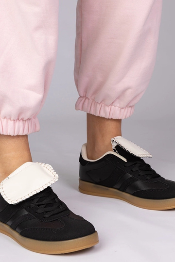 Zapatillas deportivas negras para mujer, "Lukka"