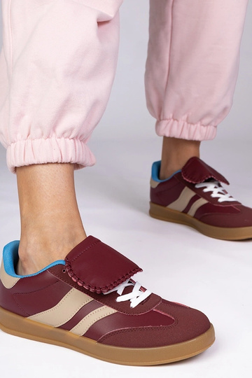Zapatillas deportivas color cereza para mujer, "Lukka"