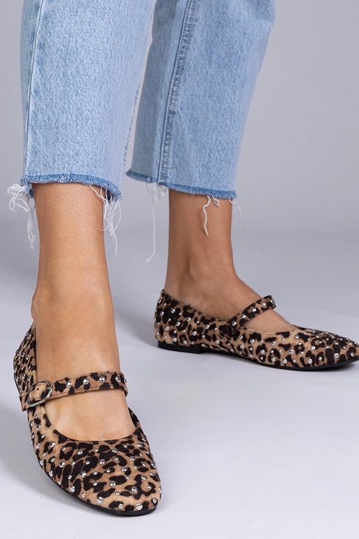 Bailarinas de estampado de pantera...